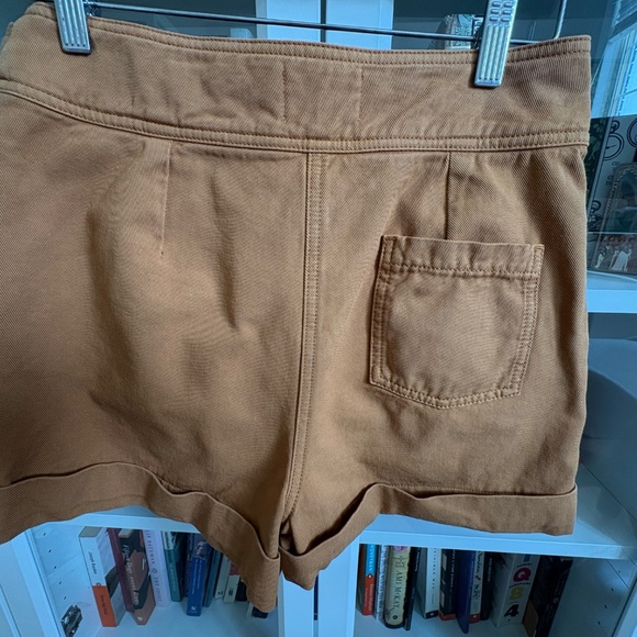 NWOT Sézane Cedric Shorts 38 Saffron - Picture 6 of 6